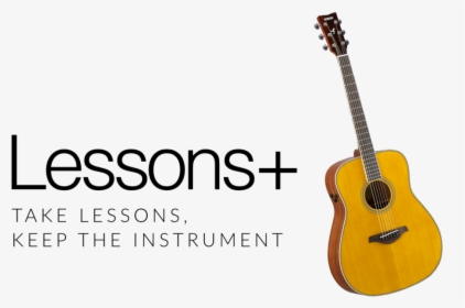 Lessons Yamaha Transacoustic Guitar - Acoustic Guitar, HD Png Download, Free Download