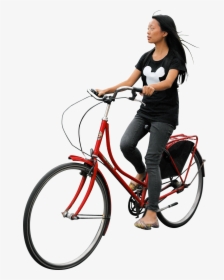 Man Riding Bike Png - People Riding Bike Png, Transparent Png, Free Download