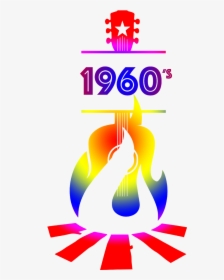 The 1960s Rock Guitar Song Collection - Campfire Guitar Logo, HD Png Download, Free Download