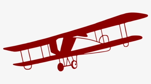 Airplane Clip Art Openclipart Aviation Image - Old Plane Clipart, HD Png Download, Free Download