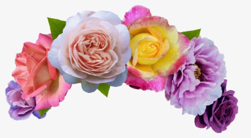 Colorful Flower Crown Transparent Png Image - Head Flower Crown Png, Png Download, Free Download