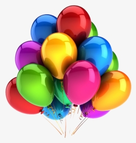 Transparent Helium Clipart - Balloons And Party Poppers, HD Png ...