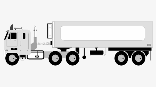 Truck Lorry Vehicle Free Picture - Trailer Truck Vector Png, Transparent Png, Free Download