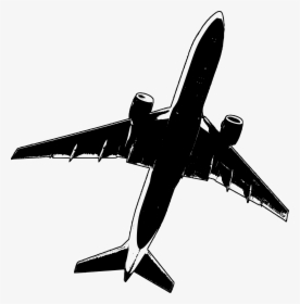 Malaysia Air Mh17 Flight Crash Airplane Clip Arts - Airplane Png Black And White, Transparent Png, Free Download