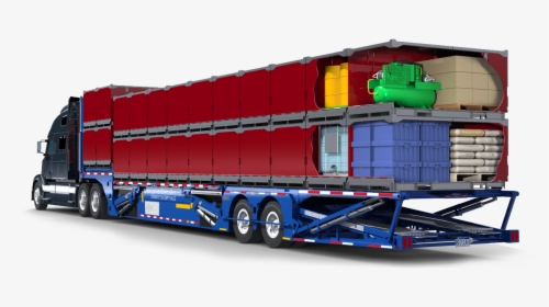 Full Auto Load - Tractor Trailer Car Carrier, HD Png Download, Free Download