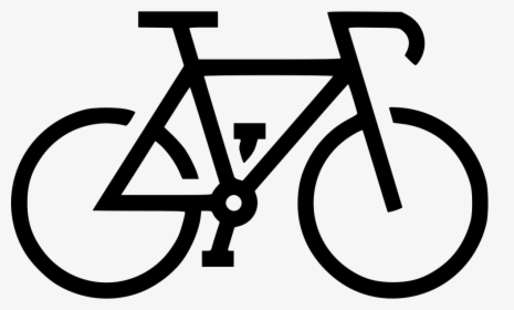 Racing Bicycle Clip Art Cycling Vector Graphics - Transparent Transparent Background Bicycle Icon, HD Png Download, Free Download