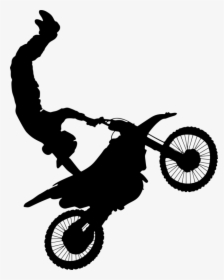 Bicycle Accessory,wheel,bicycle - Motocross Black And White, HD Png Download, Free Download