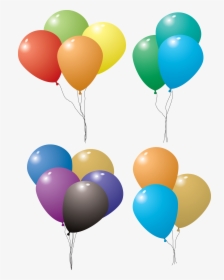 Happy Birthday Balloons Png Images - Balloons In A Box .png, Transparent Png, Free Download