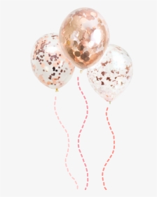 Rose Gold Balloons Png, Transparent Png, Free Download
