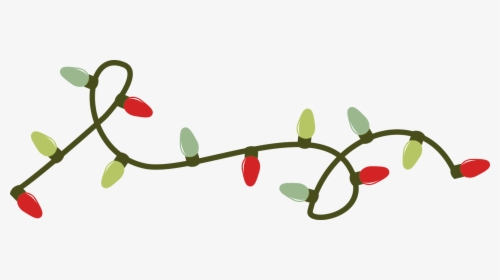 Transparent Holiday Lights Png - Strand Of Christmas Lights Clipart, Png Download, Free Download