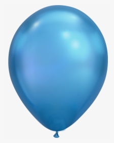 Chrome Blue - Blue Balloon, HD Png Download, Free Download