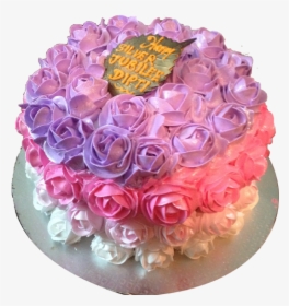 Colorful Flower Cake - Full Flower Cake Design, HD Png Download, Free Download