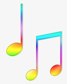 Colorful Music Notes Clipart, HD Png Download, Free Download