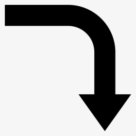 Turn Png - Arrow Right Down Png, Transparent Png, Free Download