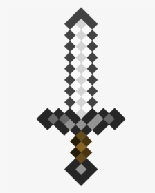 Transparent Minecraft Diamond Sword, HD Png Download, Free Download