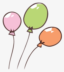 Clip Art Peach Colored Balloons - Balloon Cartoon Images Png, Transparent Png, Free Download