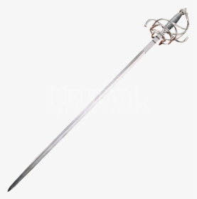 Rapier a Thin, Light, Sharp-pointed Sword Used For - Rapier Swords, HD Png Download, Free Download