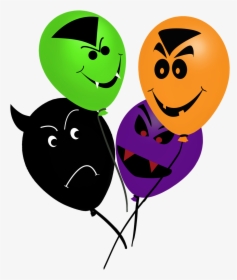 Bunch Of Balloons For Halloween - Smiley, HD Png Download, Free Download