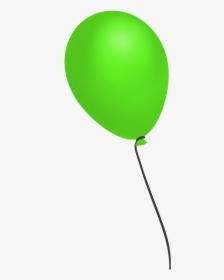 Green Flying Balloon - Balloon, HD Png Download, Free Download