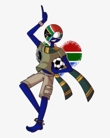 Unfinishedarticleart - South Africa Countryhumans, HD Png Download, Free Download