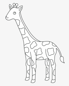 Friend Clipart Giraffe - Drawings Of Giraffes Black And White, HD Png Download, Free Download