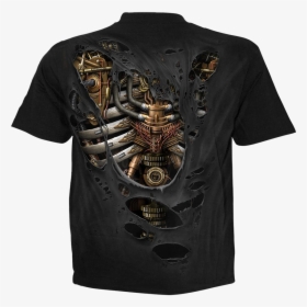 Mens Skull And Rose T Shirt, HD Png Download, Free Download