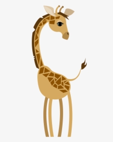 Giraffe Cartoon Pictures Cute - Cartoon Cute Giraffe Vector, HD Png Download, Free Download