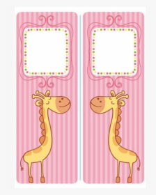 Cute Giraffe Paper Bookmarks - Bookmark, HD Png Download, Free Download