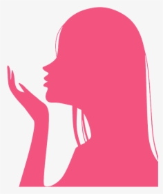 Silhouette Flying Kiss Woman, HD Png Download, Free Download
