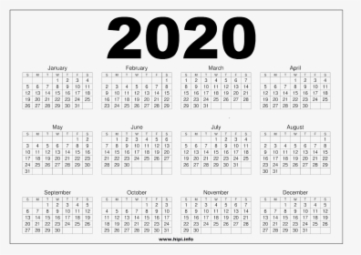 2020 Calendar South Africa With Public Holidays, HD Png Download, Free Download