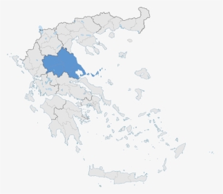 Location Map Of Thessaly - Greece Map, HD Png Download, Free Download