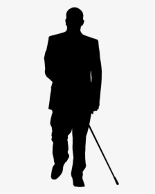 Ns 0032 - Black Silhouette Png Men, Transparent Png, Free Download