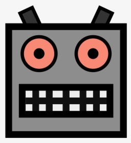 Cropped-robot Icon - Robot Face Clip Art, HD Png Download, Free Download