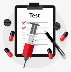 Transparent Testing Icon Png - Clipart For Drug Test, Png Download, Free Download