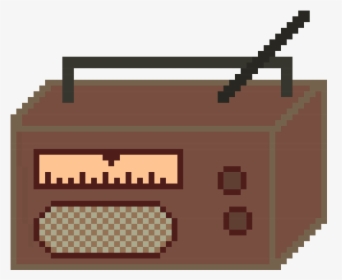 Radio Pixel Art Png, Transparent Png, Free Download