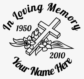 Clip Art In Memory Clipart - Loving Memory Of Decals, HD Png Download, Free Download