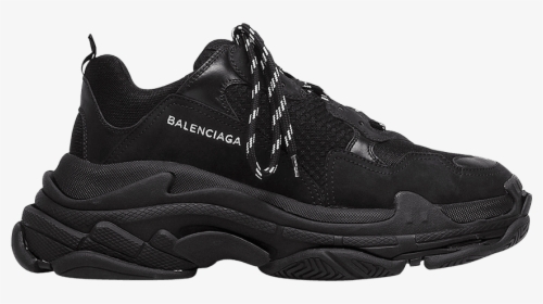 Black Balenciaga Triple S Trainers, HD Png Download, Free Download