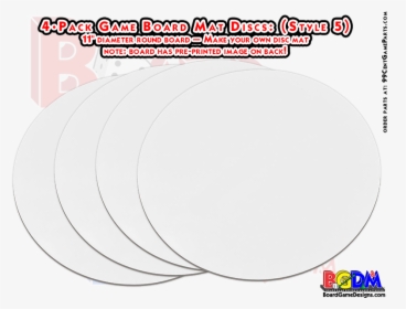 Blank Spinner Board Mat Discs, Round Spinner Board - Round Game Board, HD Png Download, Free Download