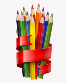 Colored Pencil Drawing - Cartoon Colour Pencil Png, Transparent Png, Free Download