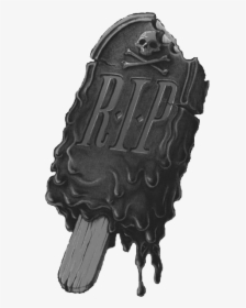 Black Ice Cream Tattoo, HD Png Download, Free Download