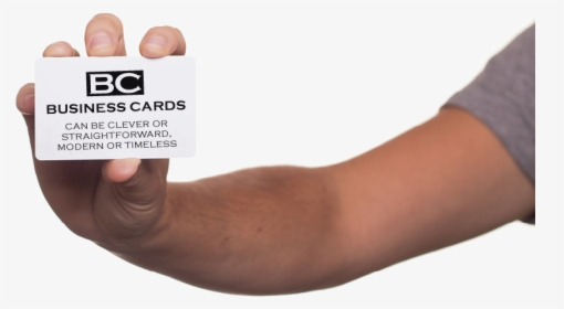 A Hand Holding A Business Card "bc - Holding Png Card, Transparent Png, Free Download
