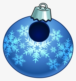 Blue Snowflake Bauble Clothing Icon Id - Circle, HD Png Download, Free Download