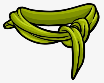 Green Cotton Scarf Clothing Icon Id - Scarf, HD Png Download, Free Download