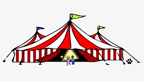 Circo Di Vision - Silhouette Circus Tent, HD Png Download, Free Download