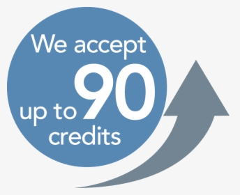 We Accept Up To 90 Transfer Credits - Circle, HD Png Download, Free Download