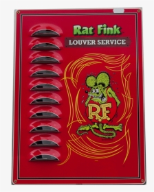 Rat Fink Louvered Tin Sign - Rat Fink, HD Png Download, Free Download