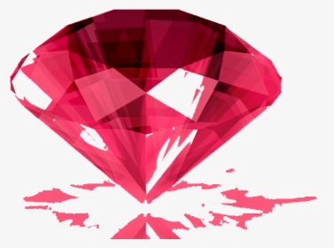 Diamante Rosa Png, Transparent Png, Free Download