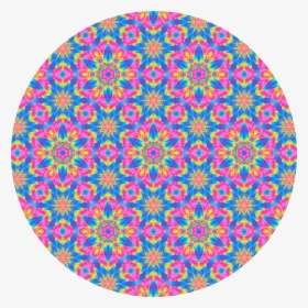 Pink And Blue Superstar Abstract Pattern By Patterns - Pichhwai, HD Png Download, Free Download
