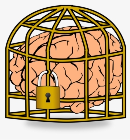 Symmetry,area,tree - Cartoon Brain Fixed Mindset, HD Png Download, Free Download