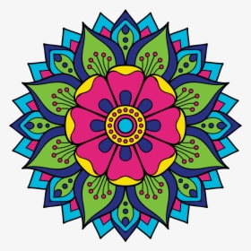 Blue And Red Mandala, HD Png Download, Free Download